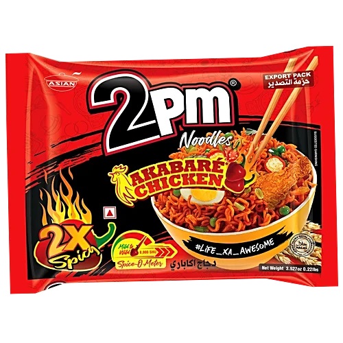 2PM Akabare Chicken 2x Spicy Noodles
