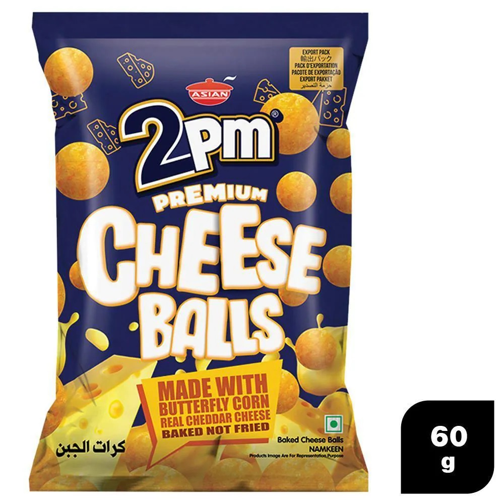 2PM Premium Cheese Balls Chips 60 g