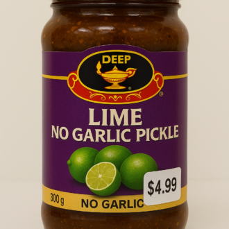 Deep LIME NO GARLIC PICKLE 300G