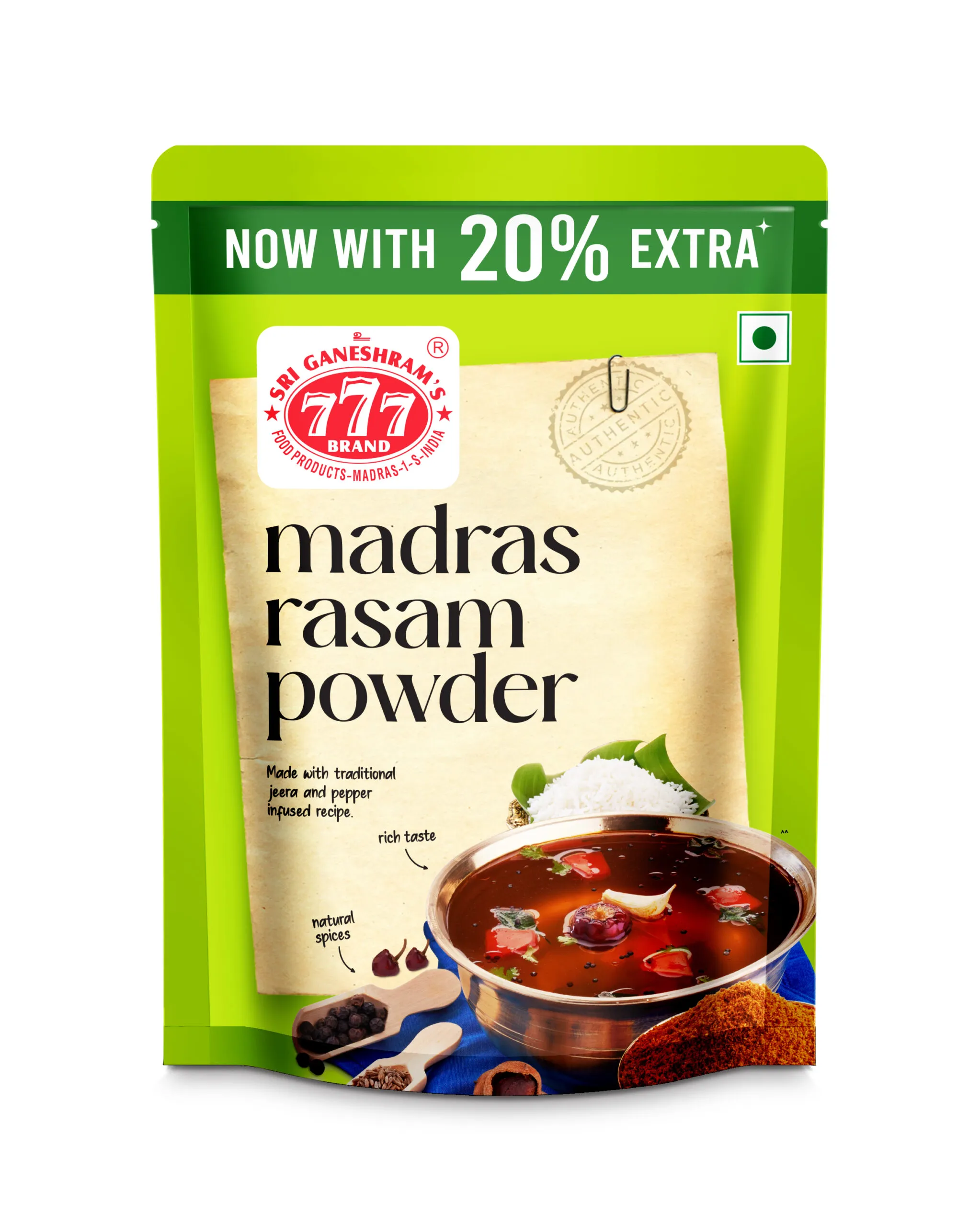 777 Brand Madras Rasam Powder 165G