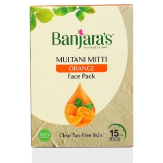 Banjara's Multani Mitti + Orange Face Pack Powder