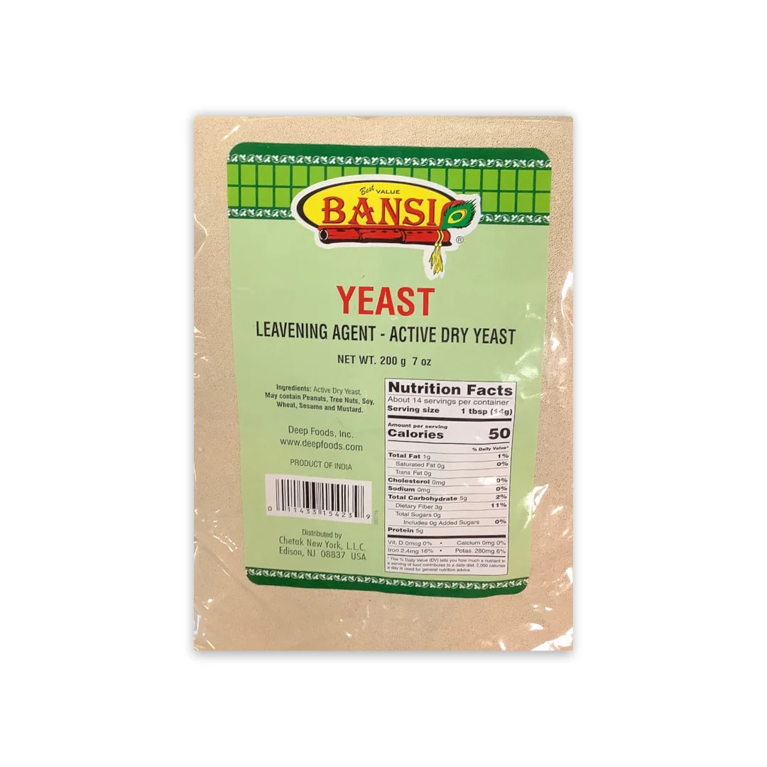 Bansi Active Dry Yeast Powder 200G