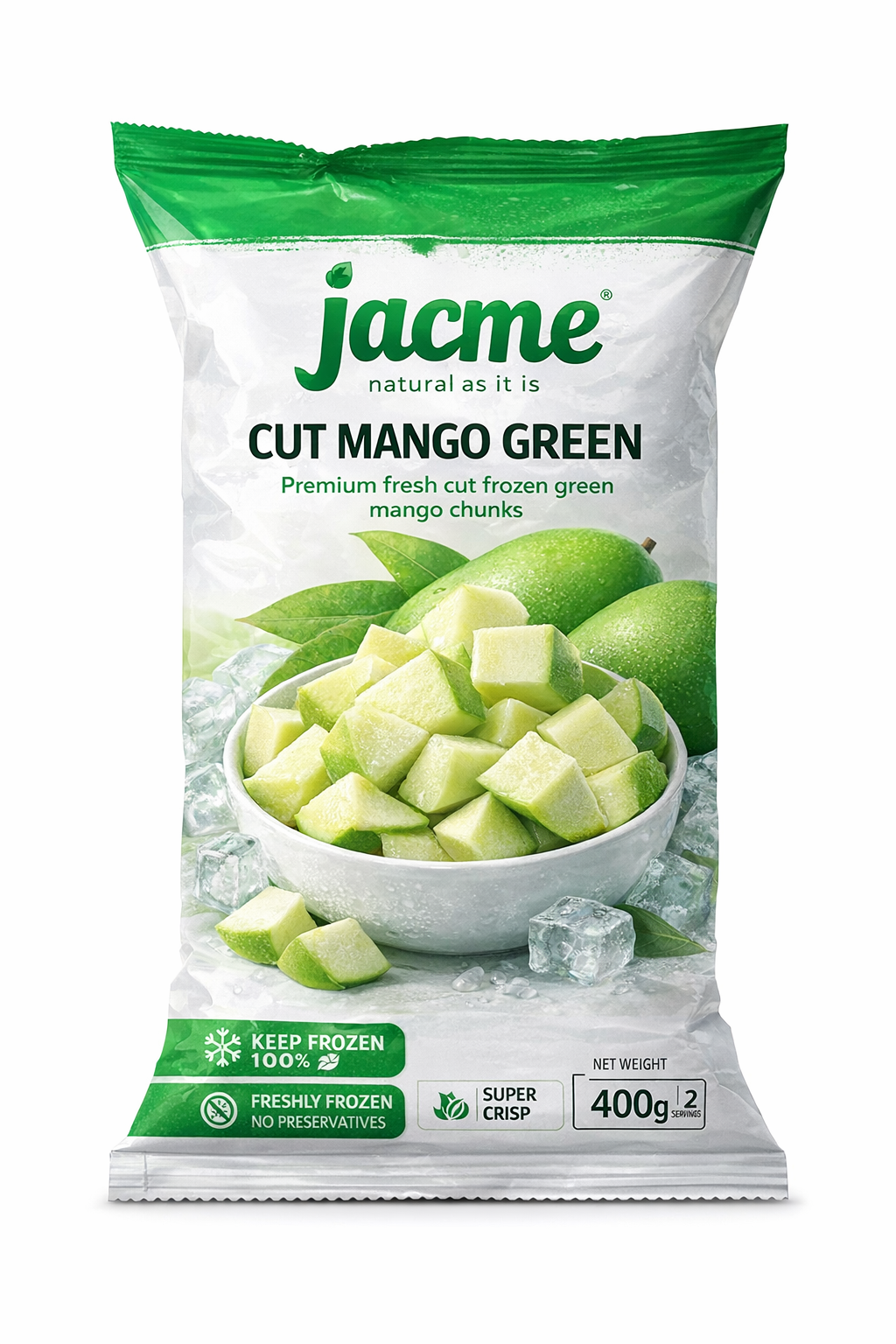 JACME CUT MANGO GREEN 400G