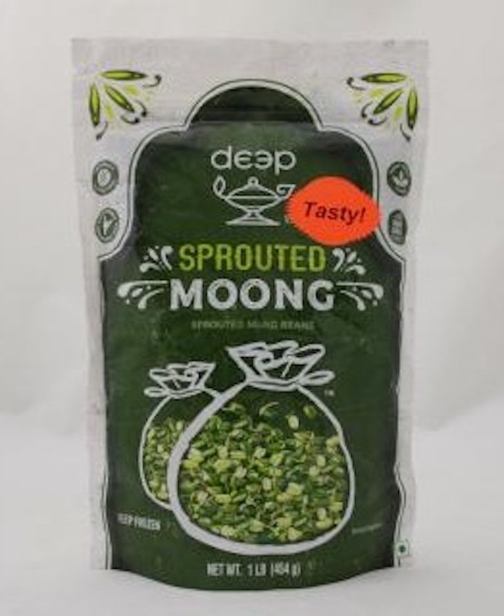 Deep SPROUTED MOONG 1 LB