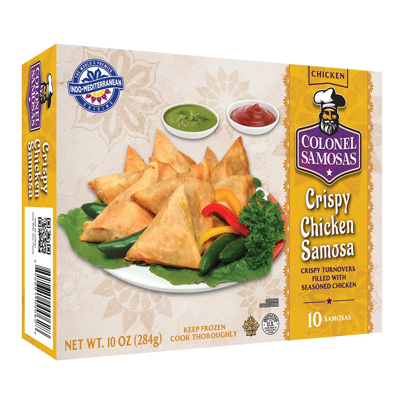 Colonel Kababz Chicken Samosa Family Pack 18OZ