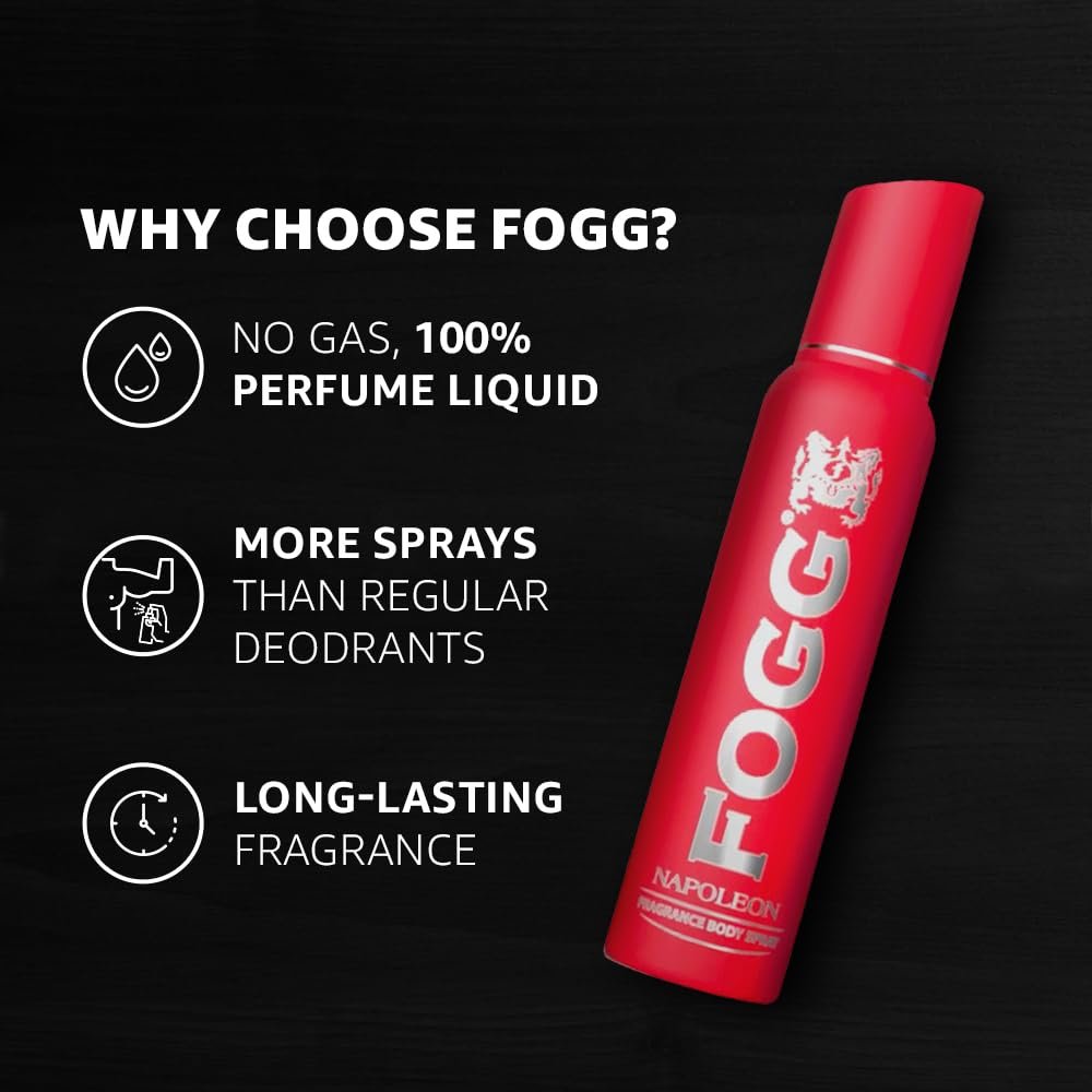 Fogg Napoleon Body Spray For Men 120ML - Image 2