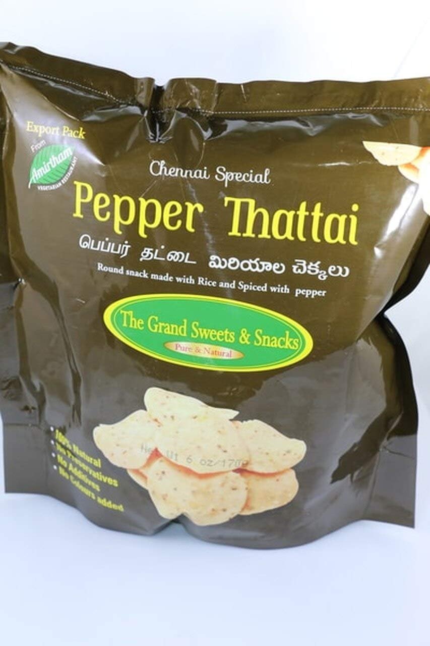 Grand Sweets & Snacks Pepper Thattai 170G