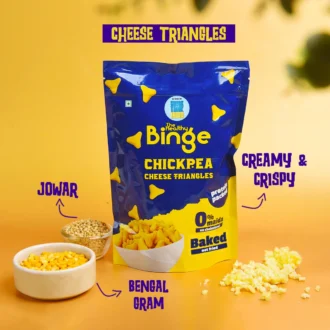 The Healthy Binge Chickpea Protein Triangles 60G