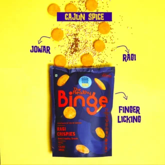 HATHI BRAND RAGI CAJUN CRISPIES 60G