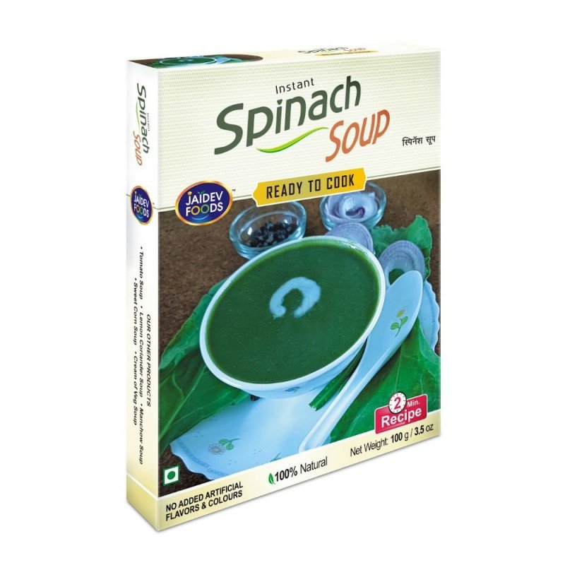 Jaidev Foods Instant Spinach Soup Premix - 100G