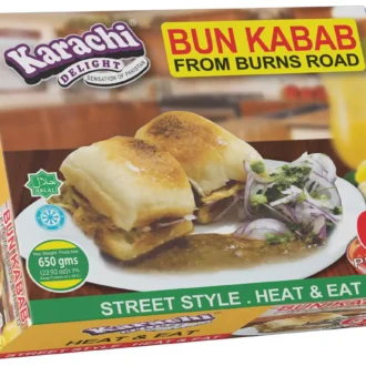 Karachi Delights BUN KABAB WITH CHUTNEY 80G