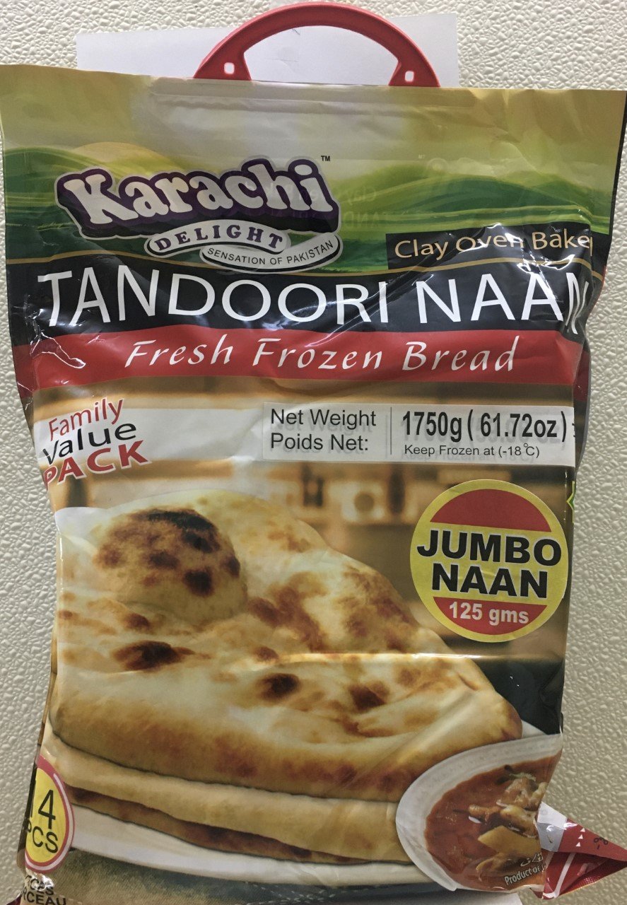 Karachi Delights TANDOORI NAAN CP 14PC