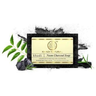 Khadi Natural Herbal Neem Charcoal Soap 125G