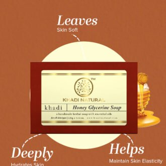 Khadi Natural Honey Glycerine Soap 125G