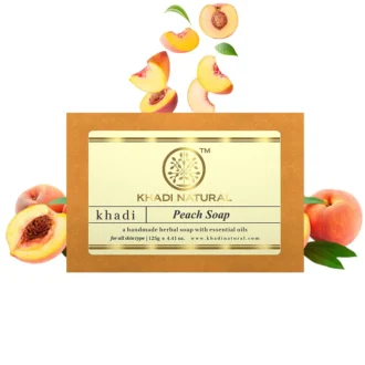 Khadi Natural Peach Handmade Soap 125G
