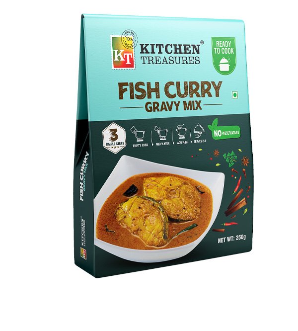 Kitchen Treasures Fish Curry Gravy Mix - 250G