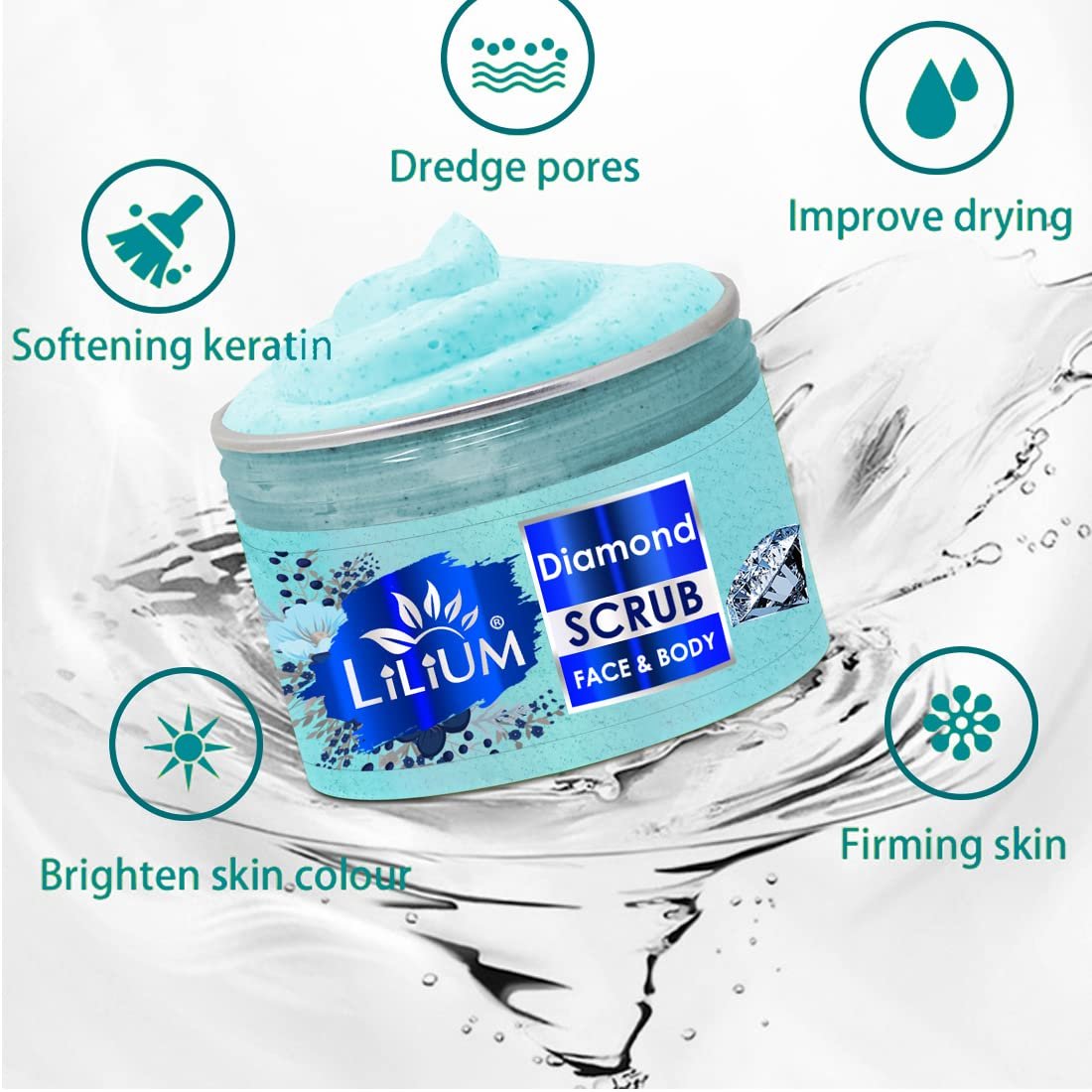 Lilium Diamond Face & Body Scrub - Image 2