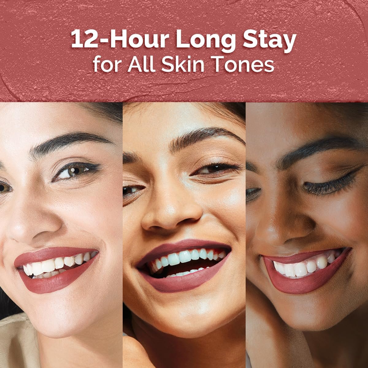 Mamaearth Moisture Matte Longstay Lipstick Carnation Nude - 2G - Image 3