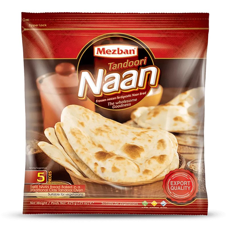 Mezban Tandoori Naan 5Pcs