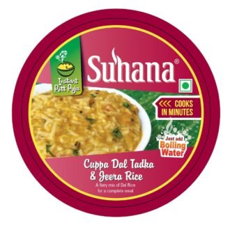 Suhana Cuppa Dal Tadka & Jeera Rice Ready to Eat Instant Breakfast 70G