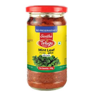 Swetha Telugu Foods Mint Leaf Pickle 300G