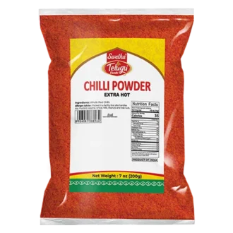 Telugu Foods Extra Hot Chilli Powder  400G