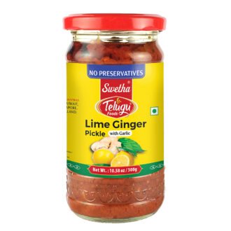 Telugu Foods Lime Ginger Pickle 300G