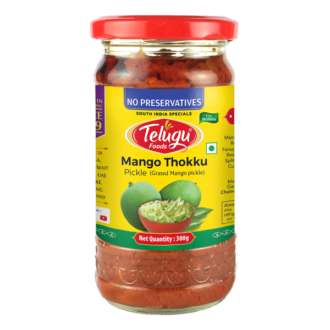 Telugu Foods Mango Thokku No Garlic Pickle 300G