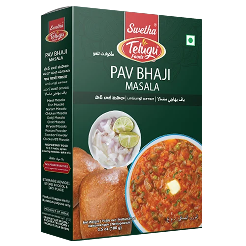 Telugu Foods Pav Bhaji Masala 50G