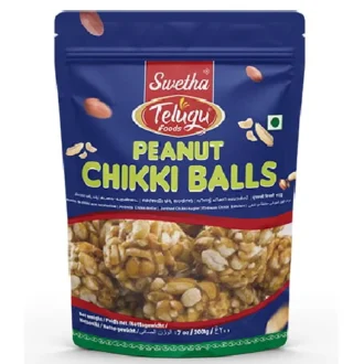 Telugu Foods Peanut Chikki Balls 200G