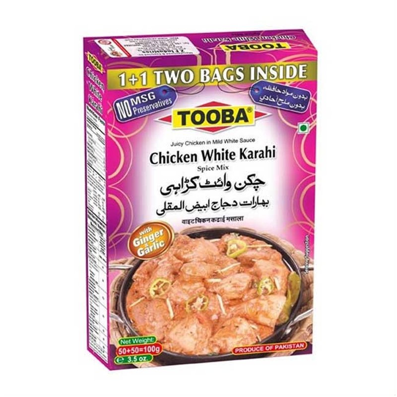 Tooba Chicken White karahi Spice Mix - 100G