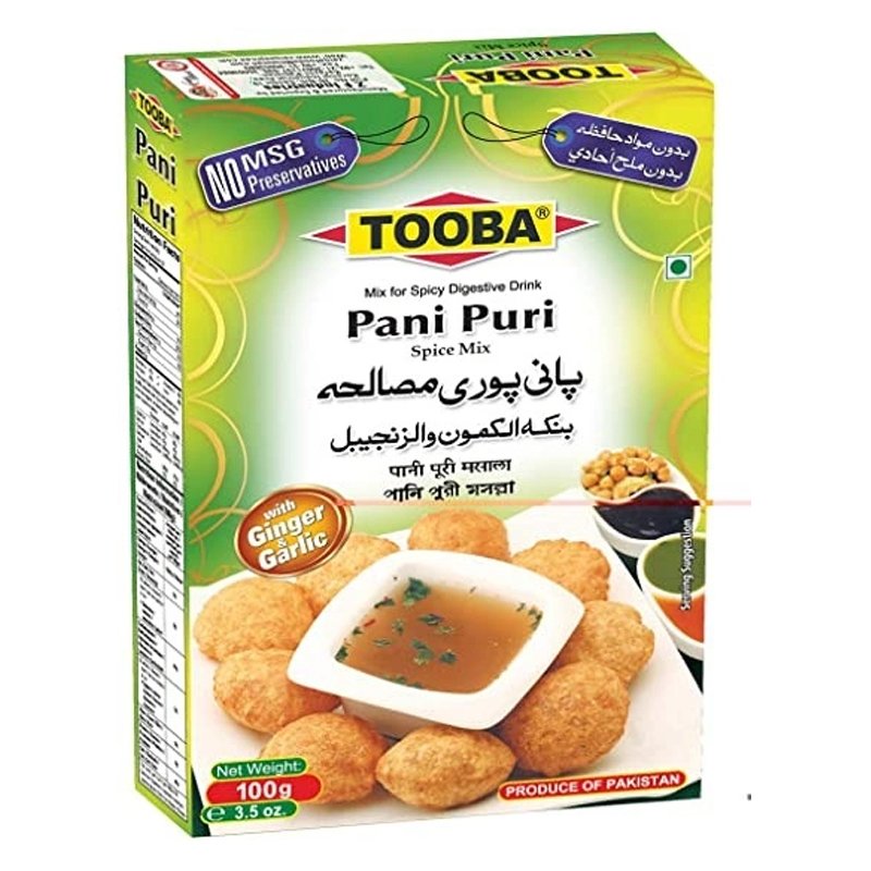 Tooba Pani Puri Spice Mix - 100g