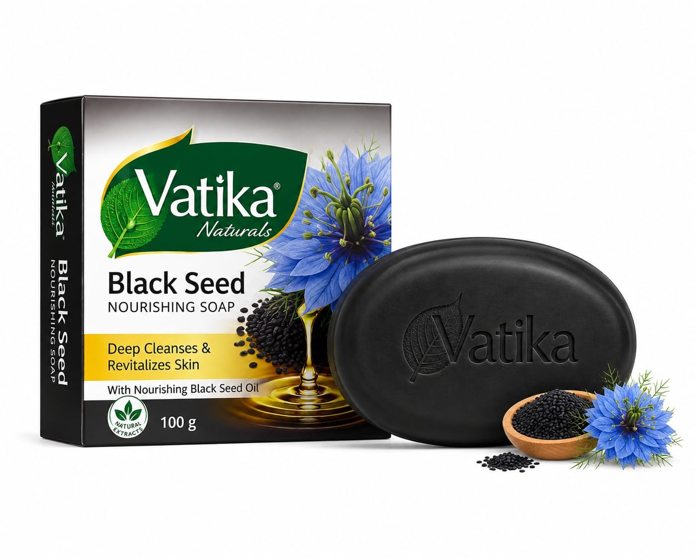 VATIKA BLACKSEED SOAP 100G