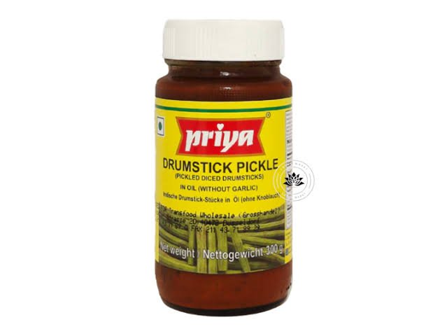 PRIYA DRUMSTICK NO GARLIC PICKLE 300G