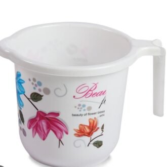 FLOWER PLASTIC MUG