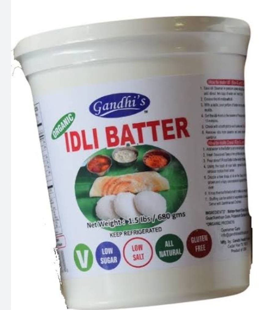 GANDHI ORGANIC IDLI BATTER 680G