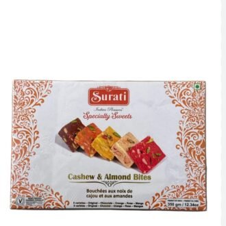 SURATI CASHEW ALMOND BITES 350G