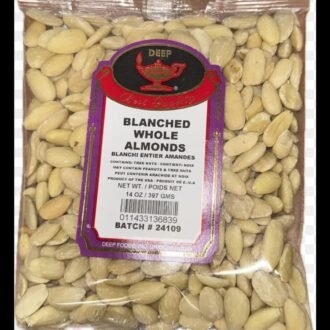 DEEP WHOLE ALMONDS BLANCHED 14OZ