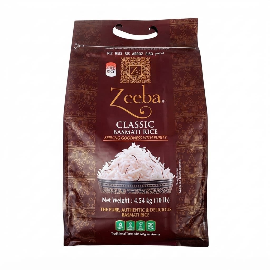 Zeeba Classic Basmati Rice 10 lb bag