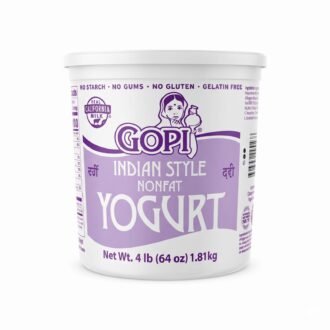 Gopi Indian Style Nonfat Yogurt tub, 4 lb
