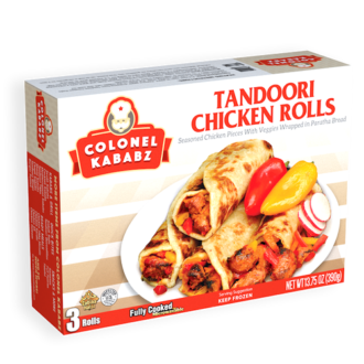 Colonel Kababz TANDOORI CHKN ROLL 3PCK