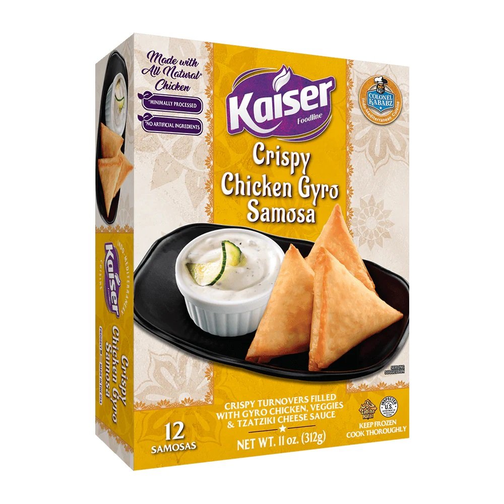 Colonel Kababz Crispy Chicken Gyro Samosa 12PCK