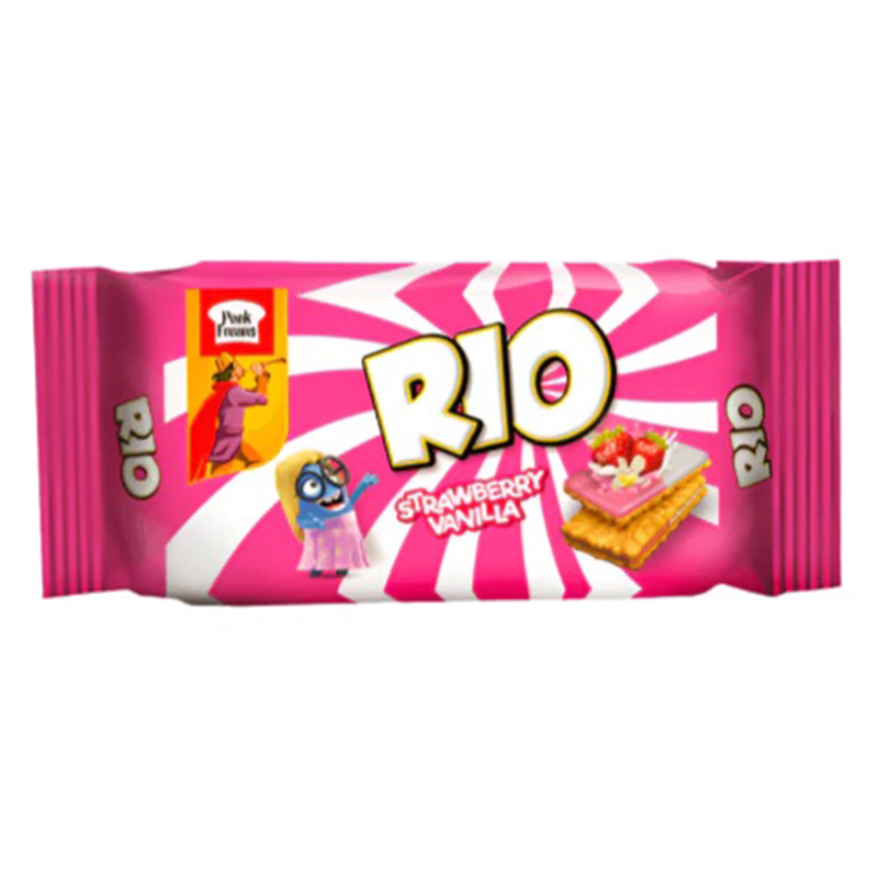 EBM Rio Strawberry Vanilla Cookies 105G