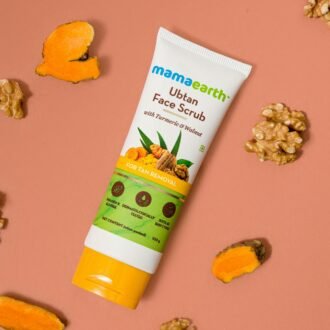 Mama Earth Ubtan Face Scrub with Turmeric and Walnut for Tan Removal 100g