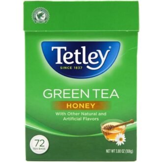 TT GRN TEA W HONEY 72PK, topdesimart, top desi mart