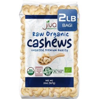 JIVA ORAGANIC RAW CASHEWS 2LB, topdesimart, top desi mart