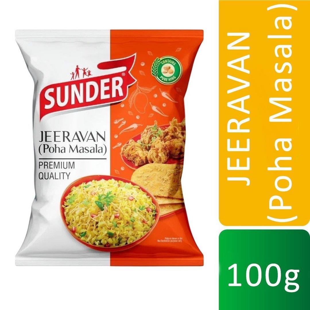 JEERAVAN POHA MASALa 100g, topdesimart, top desi mart