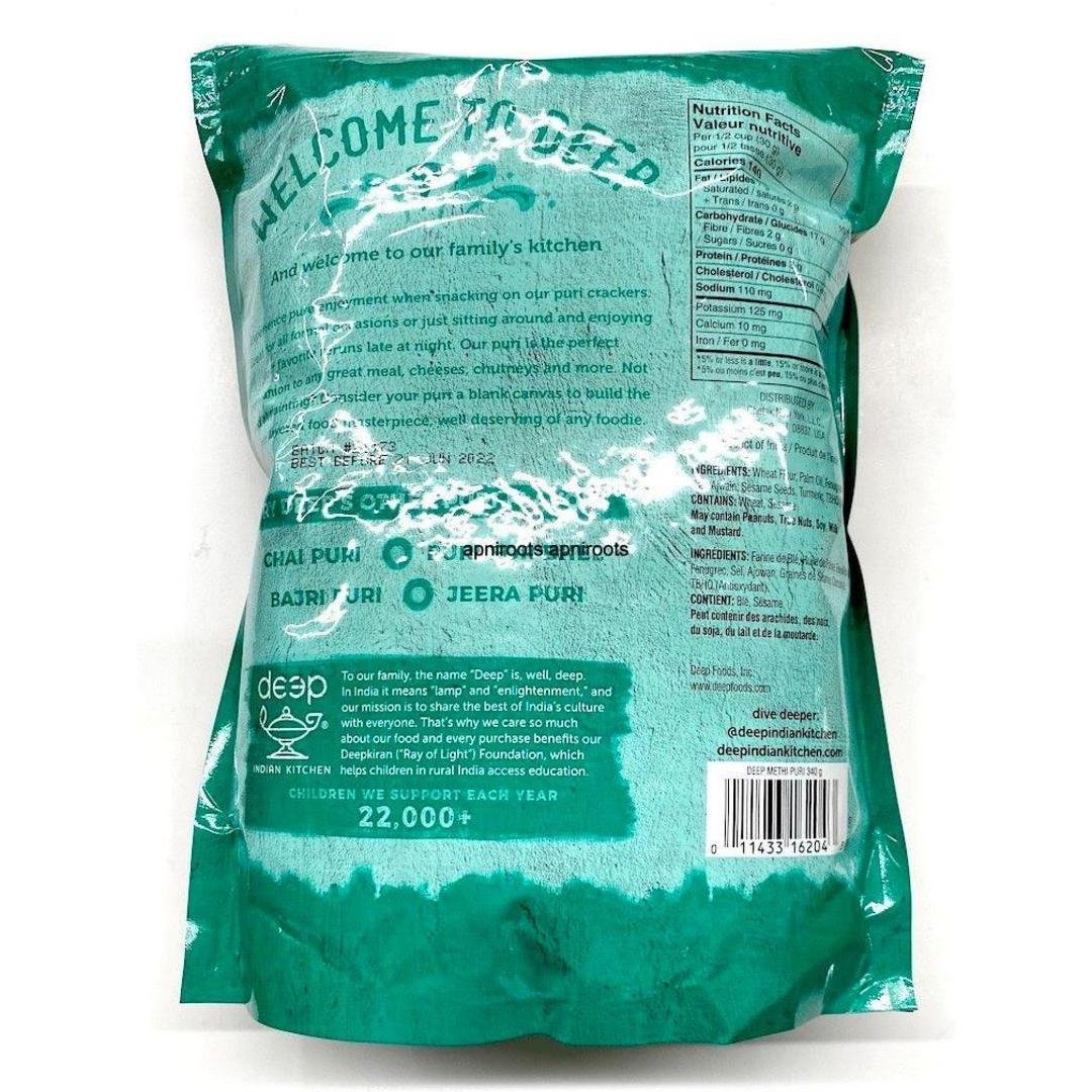 Deep METHI PURI 340G, topdesimart, top desi mart