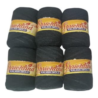 CHANDAN BLCK POOJA THREAD 7PCS, topdesimart, top desi mart