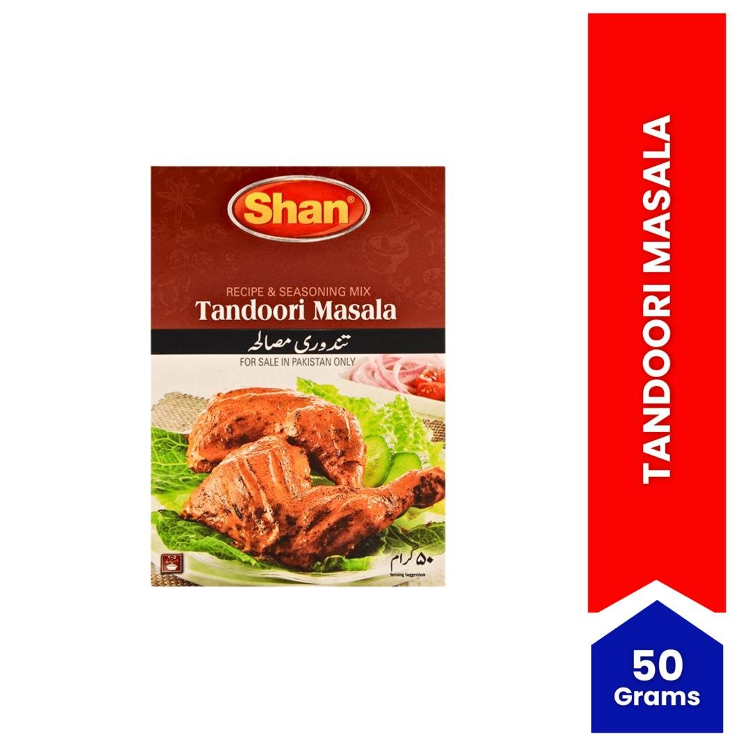 SHAN TANDOORI MASALA 50GM, topdesimart, top desi mart